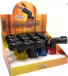 Zapalniczka TURBO RK-3007 TC GUMOWANA WYGIĘTA 1