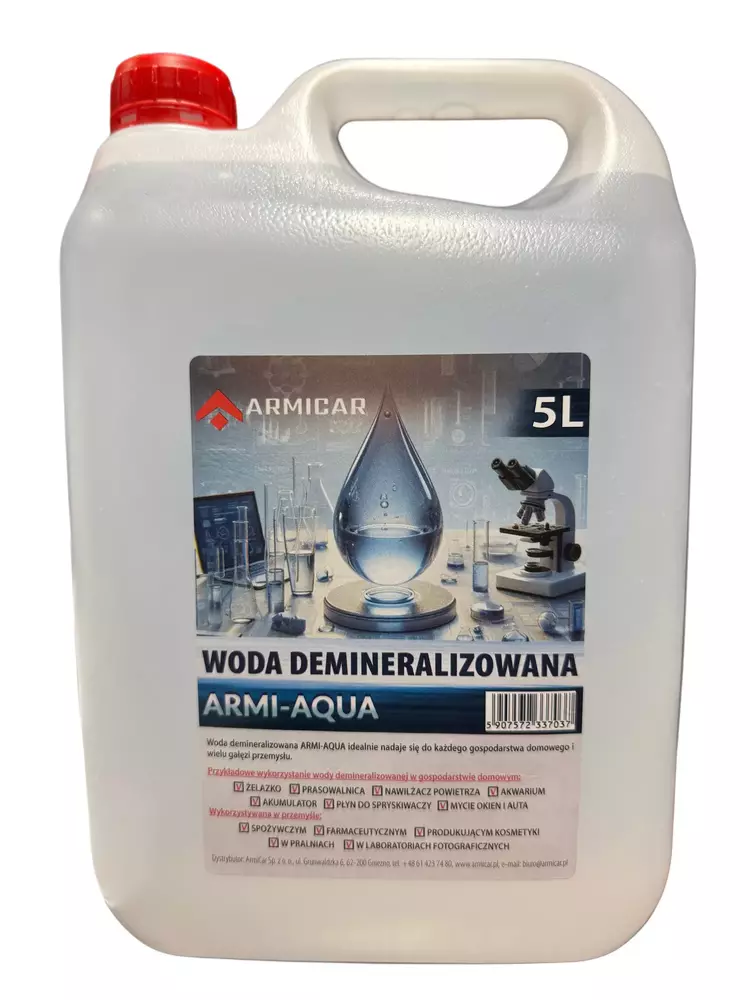 ARMICAR WODA DEMINERALIZOWANA 5L /120 1