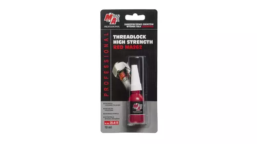 MA PROFESSIONAL - Środek do Zabezpieczenia gwintów Czerwony - Trwały 10 ml blister. 1